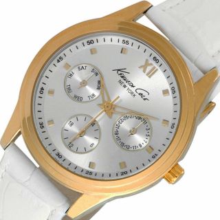 $125 KENNETH COLE York 10019778 Women ' s Analog Multifunction Gold - Tone Watch 2