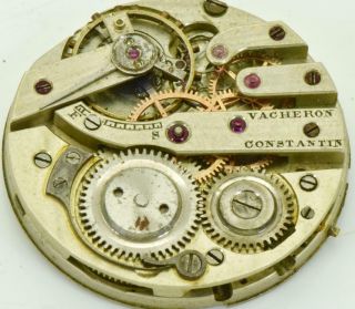Antique Vacheron&constantin Pocket Watch Movement C1900 