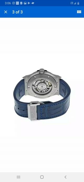 Hublot Classic Fusion Automatic Blue Dial Men ' s Watch 542.  NX.  7170.  LR 3