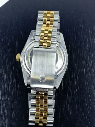 Rolex Datejust Auto 36mm Steel Yellow Gold Mens Jubilee Bracelet Watch 16013 Nr 3