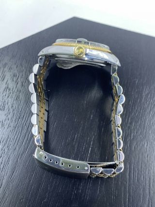 Rolex Datejust Auto 36mm Steel Yellow Gold Mens Jubilee Bracelet Watch 16013 Nr 7