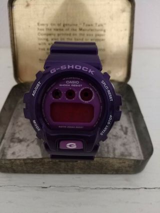 Purple Lightning Casio G - Shock Analog - Digital Watch 69000cc Nwot Backlight