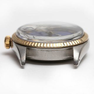 Rolex Datejust ref.  16013 Two Tone Blue Roman Dial automatic men ' s watch $1NR 5