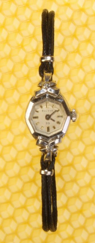 Women ' s Vintage BULOVA 23J Mechanical Hand - Wind Watch SWISS MADE VGU 4
