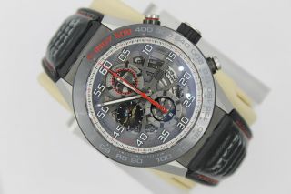 Tag Heuer Black Skeleton Carrera Watch Men Car2a1d.  Ft6101 Automatic Indy 500