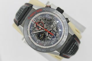 Tag Heuer Black Skeleton Carrera Watch Men CAR2A1D.  FT6101 AUTOMATIC Indy 500 7