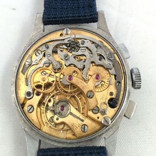 Universal Geneve Tricompax moonphase chrono men ' s wristwatch 6