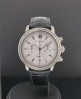 Blancpain Leman Chronograph Stainless Steel 38mm Automatic Ref.  2185 - 1127 - 53b