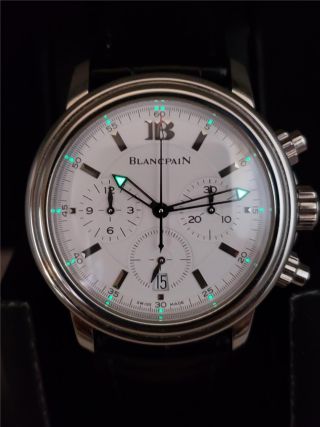 Blancpain Leman Chronograph Stainless Steel 38mm Automatic Ref.  2185 - 1127 - 53B 3