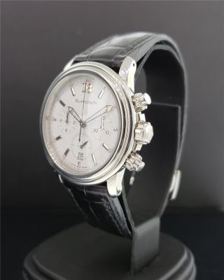 Blancpain Leman Chronograph Stainless Steel 38mm Automatic Ref.  2185 - 1127 - 53B 5
