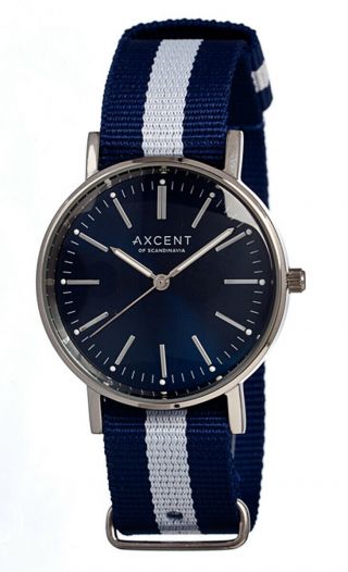 Blue & White Watch Axcent Of Scandinavia X680042