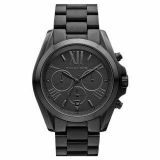 Michael Kors Unisex Bradshaw Black Tone Chronograph Watch Mk5550