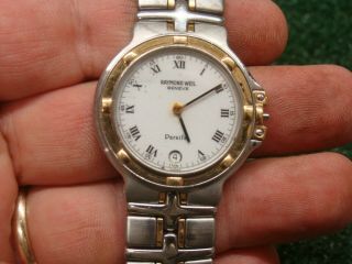 Raymond Weil Geneve Parsifal 9190 Two Toned Stainless Watch - Parts Repair