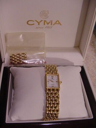 Pre - Owned Ladies Cyma Quartz Bracelet Wristwatch,  Links