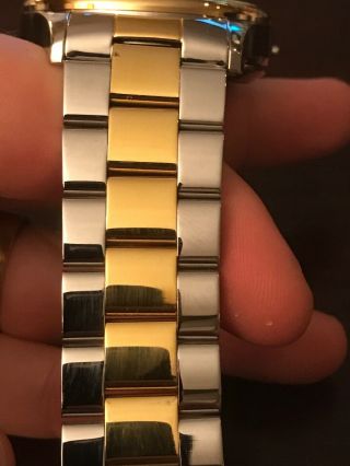 Invicta Men ' s 27572 ' Objet D Art ' Automatic Gold Silver Watch BROKEN STEM 5