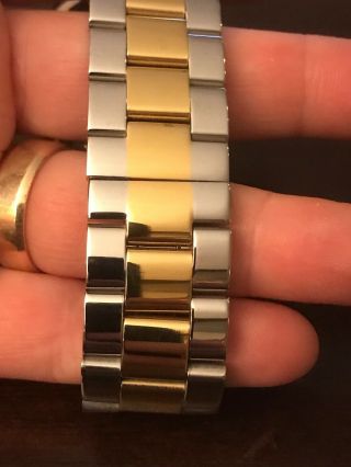 Invicta Men ' s 27572 ' Objet D Art ' Automatic Gold Silver Watch BROKEN STEM 6
