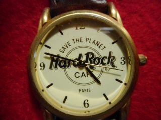 Fossil Hard Rock Cafe,  Save The Planet Watch.  Paris Battery.