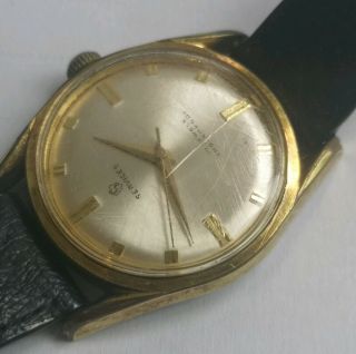 VINTAGE MEN ' S SERVICES 17 JEWELS SWISS MADE MECHANICAL WATCH 4