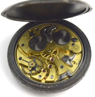 1921 Antique SIlver Case Longines Pocket Watch - 12 - MT 42mm 3