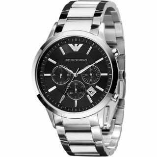 Emporio Armani Ar2434 Mens Chronograph Stainless Steel Watch 2 Year