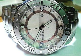 Invicta Pro Diver Quartz Watch - Stainless Steel Case And Band Model No:0886
