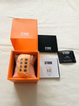 Boxed.  Storm Watch Code Orange Mens