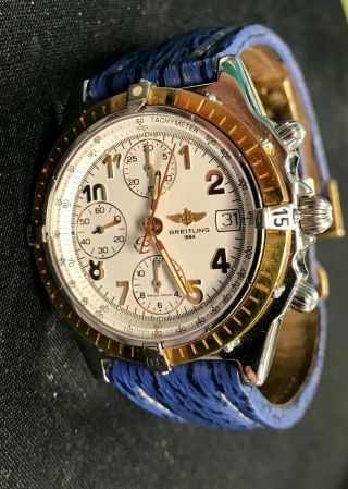 Breitling 18k Yellow Gold And Stainless Steel 