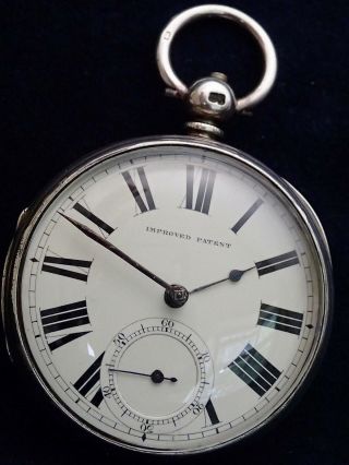 Joseph Beel St.  John`s Chapel Solid Silver Fusee Lever Pocket Watch London 1870