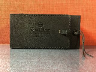 Ernst Benz John Varvatos Limited Edition Black Leather Gray Interior Box 2797