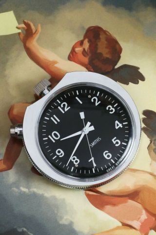 Rebuilt Rare Chrome Abs Smiths Rally Watch - Smiths Dashboard Timer / Stopwatch