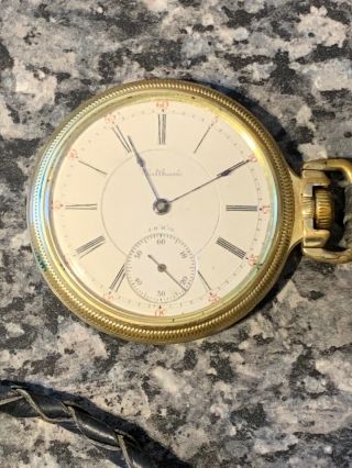 1890 - 1909 Antique American Waltham Gold Filled Pocket Watch Runs And Keeps Time