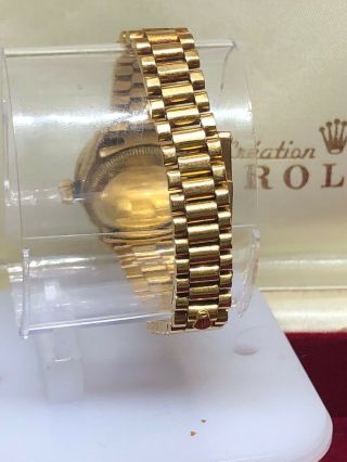 Womens Rolex Datejust 69178 18k Gold Diamond and Sapphire Watch 1986 Box/Papers 4