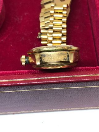 Womens Rolex Datejust 69178 18k Gold Diamond and Sapphire Watch 1986 Box/Papers 8