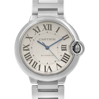 Cartier Ballon Bleu Guilloche Silver Dial Steel Automatic Midsize Watch W6920046 2
