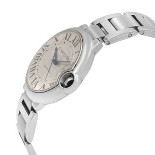 Cartier Ballon Bleu Guilloche Silver Dial Steel Automatic Midsize Watch W6920046 3