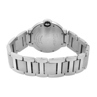 Cartier Ballon Bleu Guilloche Silver Dial Steel Automatic Midsize Watch W6920046 5