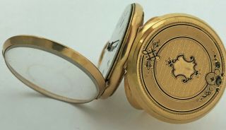 Antique Solid 14k Gold Swiss Pocket Watch Circa 1910 -