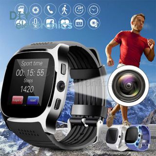 Bluetooth Smart Watch Sim Fm Pedometer For Android Ios Iphone Samsung U