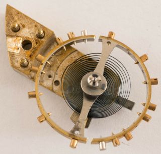 Antique CL Guinand Locle Split Seconds Chronograph Pocket Watch Movement 8