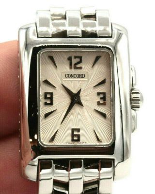 Ladies Concord Sportivo Swiss Made Stainless Steel Wrist Watch 14.  25.  662.  1