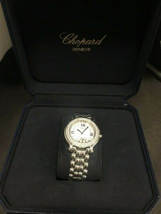 Chopard Happy Sport 7 Diamond & Bezel 27/8236 - 23 Stainless Steel Ladies Watch