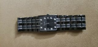 Bulova Watch C9331085 Black Dial Stainless Steel Band