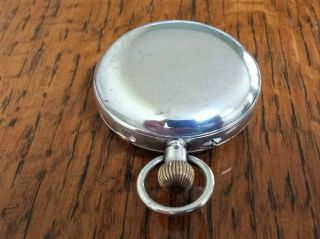 Silver Cased Rattrapante (Split Second) Chronograph Pocket Watch 4