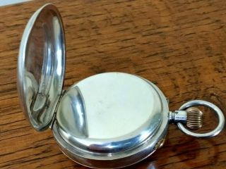Silver Cased Rattrapante (Split Second) Chronograph Pocket Watch 7