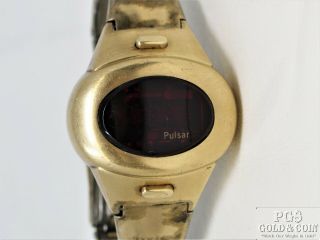4 Vintage LED Watches Timeband Pulsar Seiko Repair 16031 6