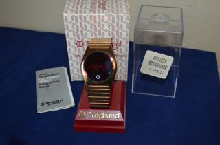 Vintage Timeband LED Watch w/box FAIRCHILD 2