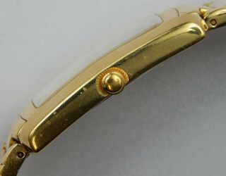 Mens Rotary quartz gold plated bracelet watch date.  PO 01523.  Ref 10843 - batt uc364 5