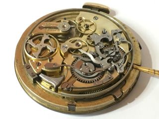 ANTIQUE AUDEMARS FRERES QUARTER REPEATER CHRONOGRAPH MOVEMENT WITH DIAL & HANDS 10