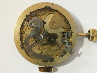 ANTIQUE AUDEMARS FRERES QUARTER REPEATER CHRONOGRAPH MOVEMENT WITH DIAL & HANDS 4