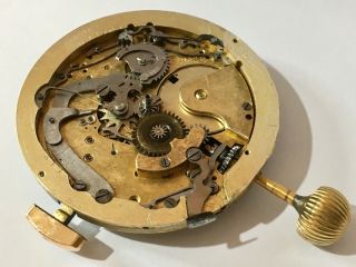 ANTIQUE AUDEMARS FRERES QUARTER REPEATER CHRONOGRAPH MOVEMENT WITH DIAL & HANDS 5